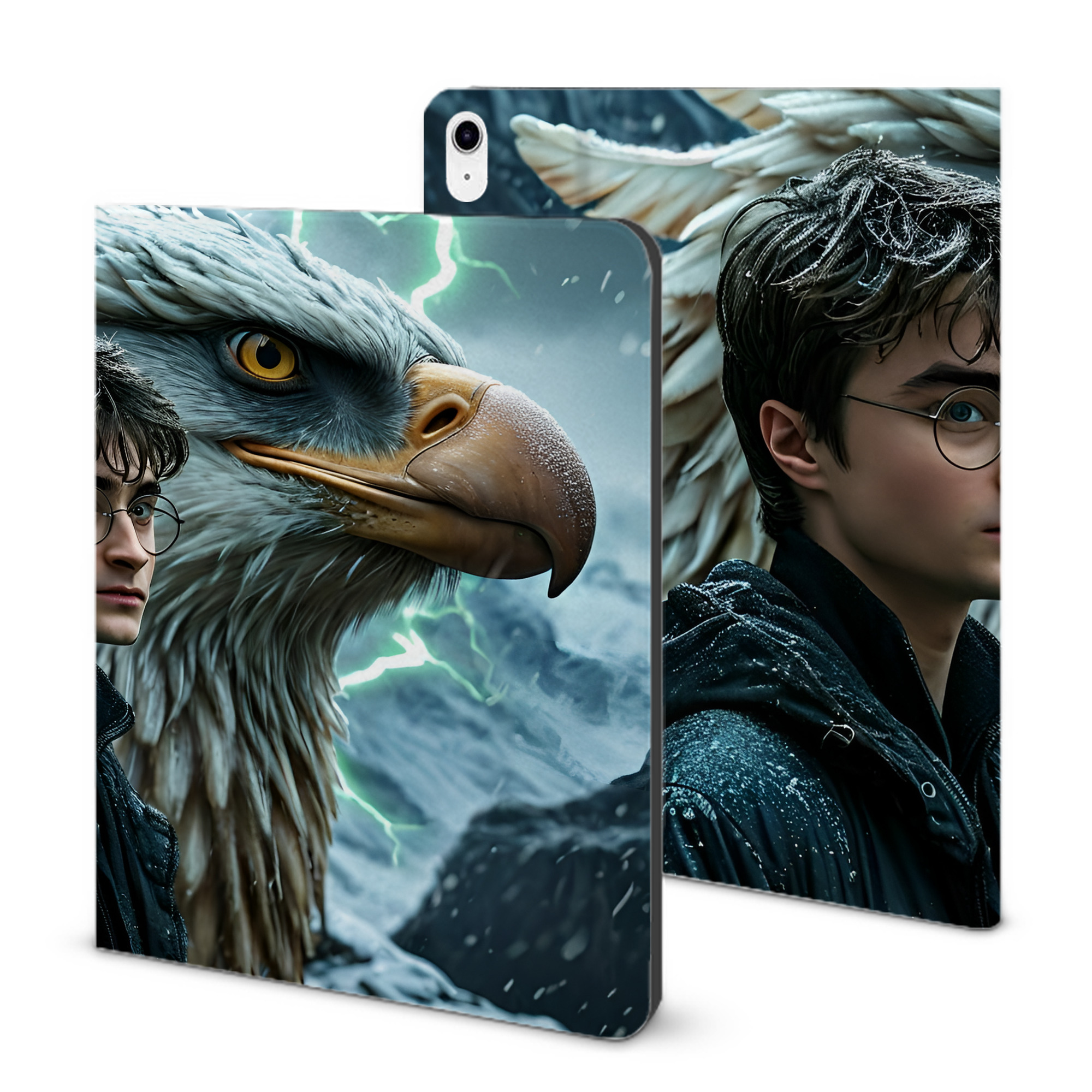 （画像用） Harry Potter ハリー・ポッターシリーズ IPad ケース ブック型 PUレザー TPU 耐衝撃 軽量 薄型 ペン収納なし 全面保護 IPad 各モデル対応